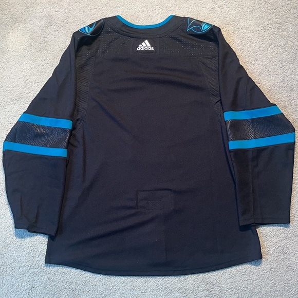 San Jose Sharks Adidas Alternate Jersey - Picture 2 of 5